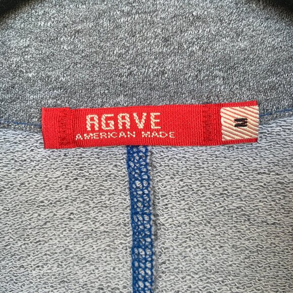 Authentic AGAVE Chilliwack 1/4 Zip Sweater Sweatshirt Gray Men's Medium - Picture 3 of 4